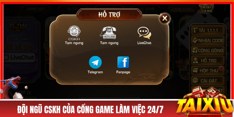 Đội ngũ CSKH của cổng game IWIN làm việc 24/7