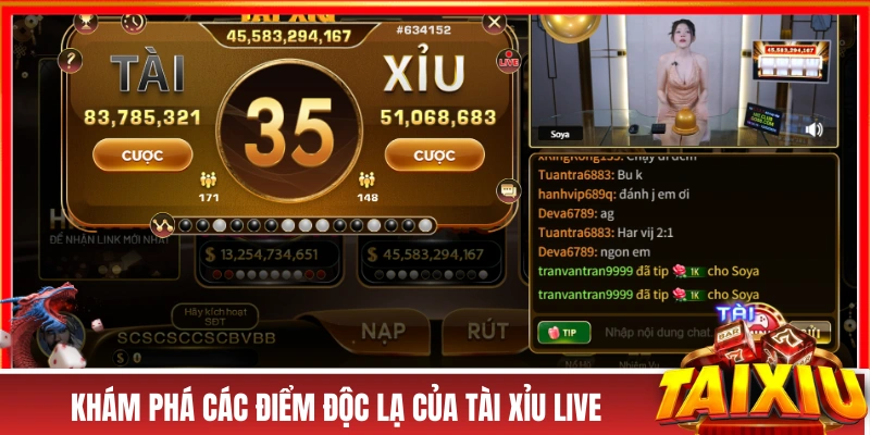 Khám phá các điểm độc lạ của tài xỉu live