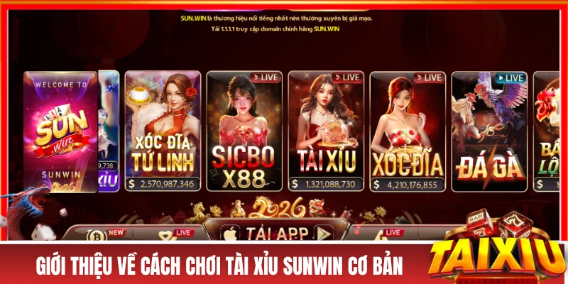 Giới thiệu về cách chơi tài xỉu SUNWIN cơ bản